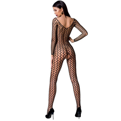 PASSION - KVINNE BS068 BODYSTOCKING SVART EN STØRRELSE