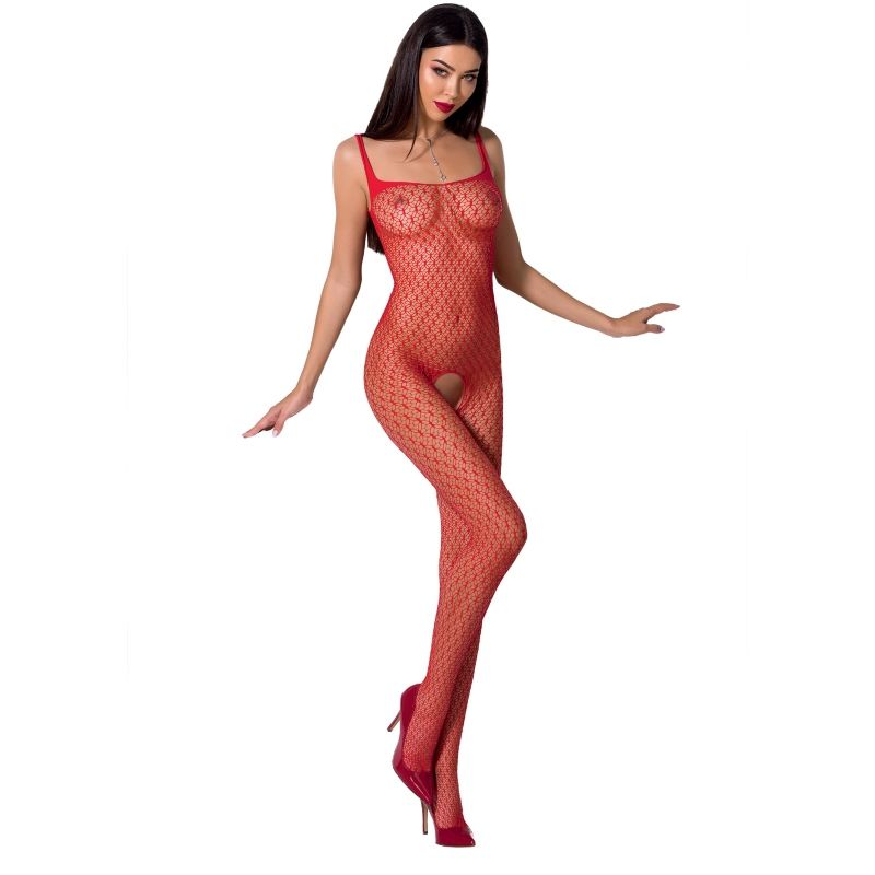 PASSION - KVINNE BS071 RØD BODYSTOCKING EN STØRRELSE