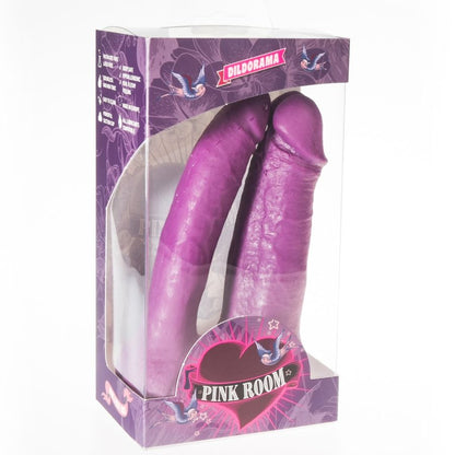 ROSA ROM - ARTHUS REALISTISK DILDO LILLA 17CM/15.5CM