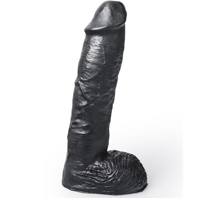 HUNG SYSTEM - REALISTISK DILDO SVART FARGE MIKKE 24 CM