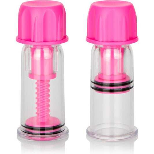 CALEXOTICS - VACCUM TWIST PINK NIPPLE SUCTION CUP