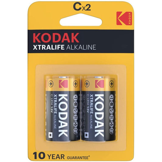 KODAK - XTRALIFE ALKALISKE BATTERIER CX 2 ENHETER