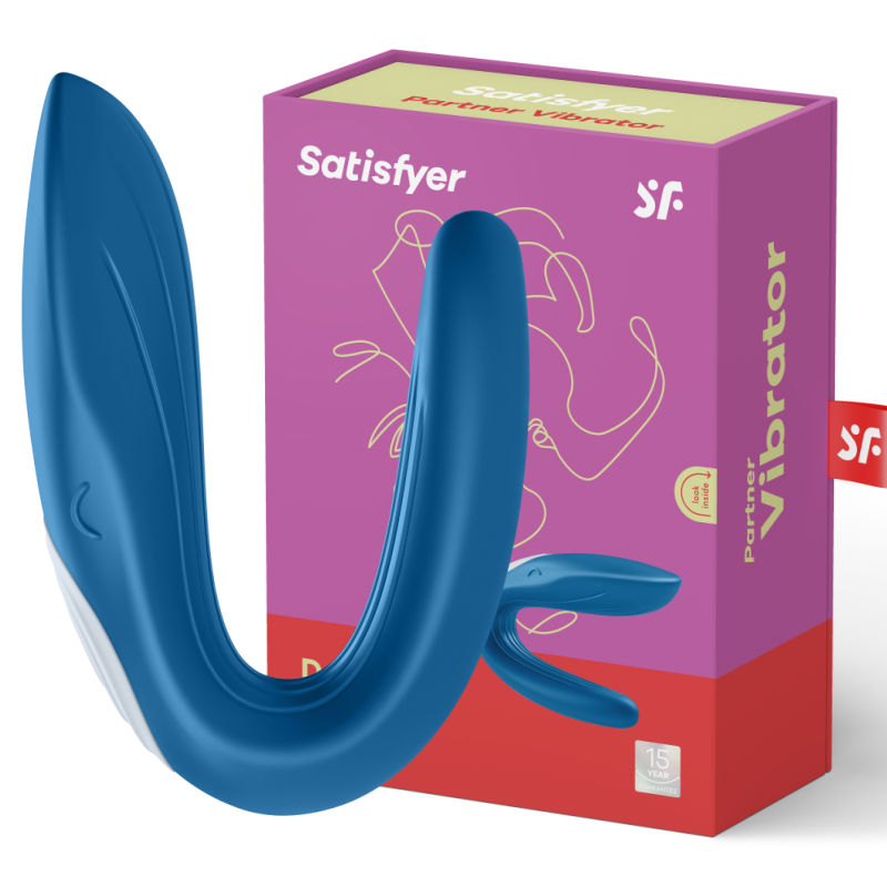 SATISFYER - PARTNER LEKETØY HVALVIBRATOR SOM STIMULERER BEGGE PARTNERE 2020-UTGAVE