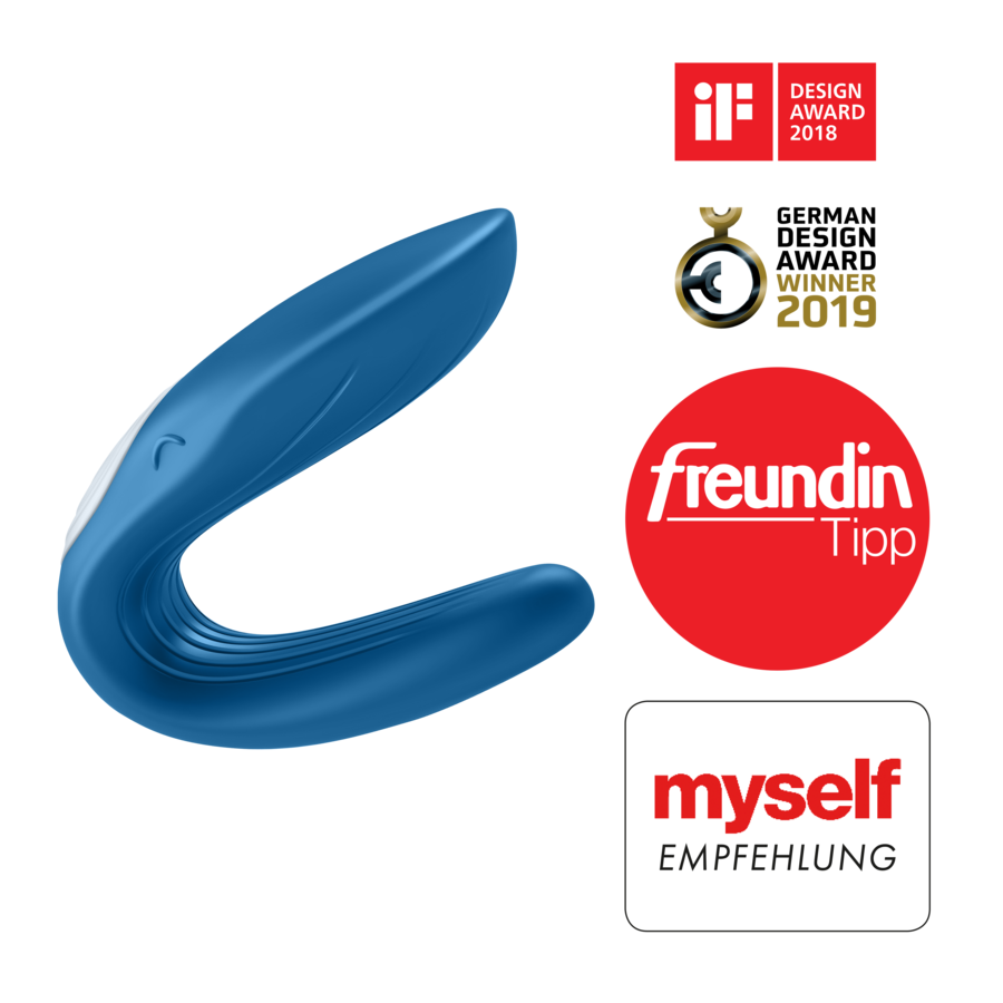 SATISFYER - PARTNER LEKETØY HVALVIBRATOR SOM STIMULERER BEGGE PARTNERE 2020-UTGAVE