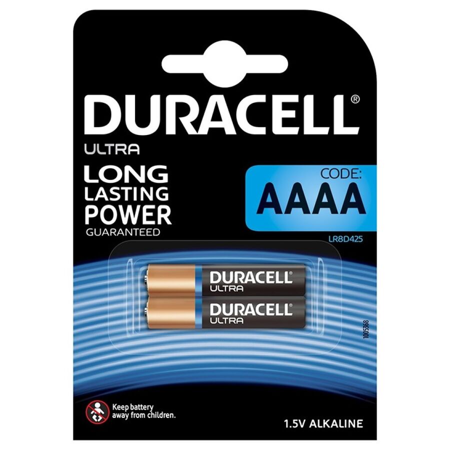 DURACELL - ULTRA POWER BATTERI ALKALINA AAAA MX2500 1,5V 2 ENHETER