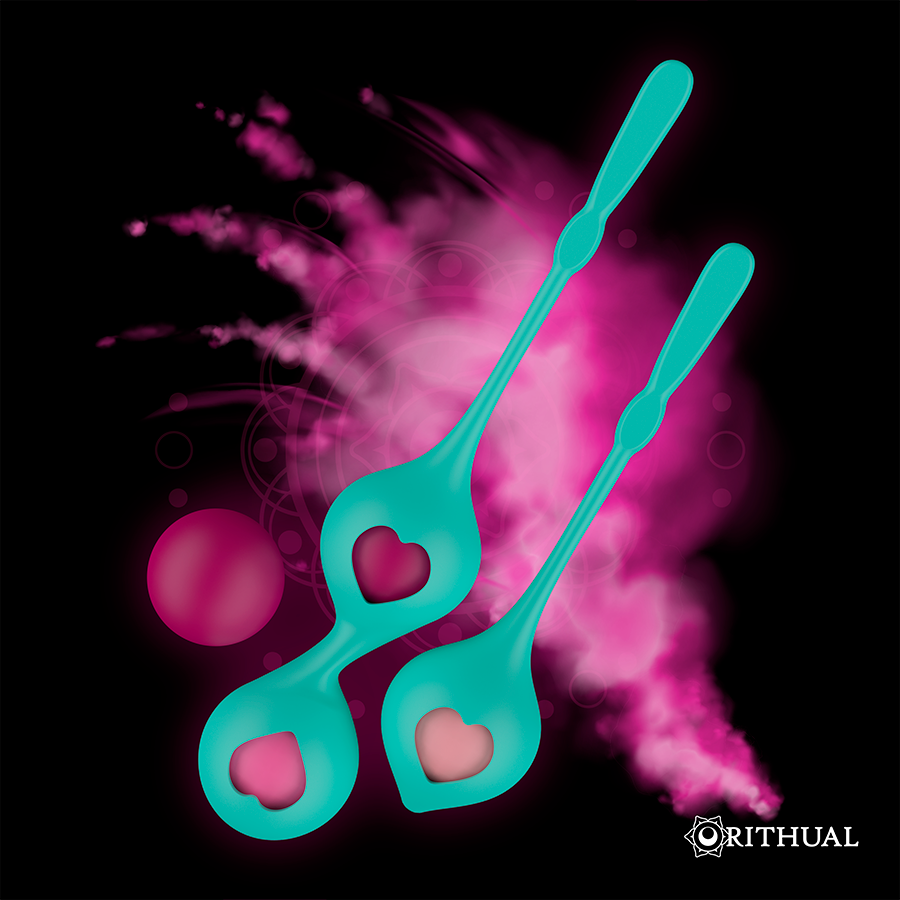 RITHUAL - DEVA AQUA GRØNN BEKKET TRENINGSSETT