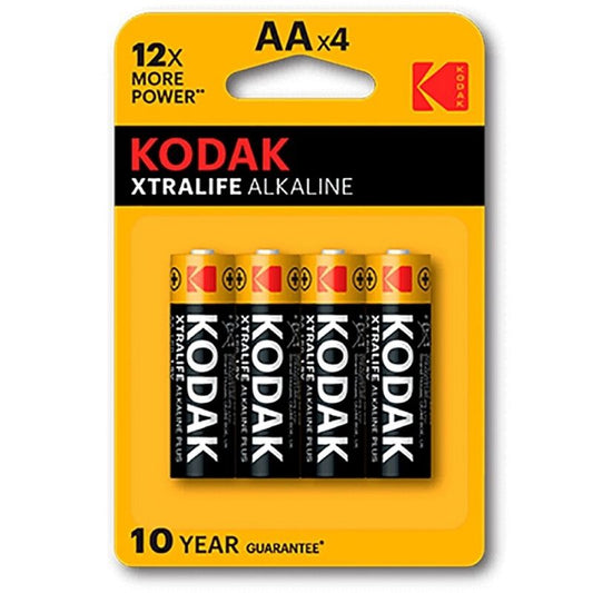 KODAK - XTRALIFE ALKALISKE BATTERIER AA LR6 BLISTERPAKNING * 4