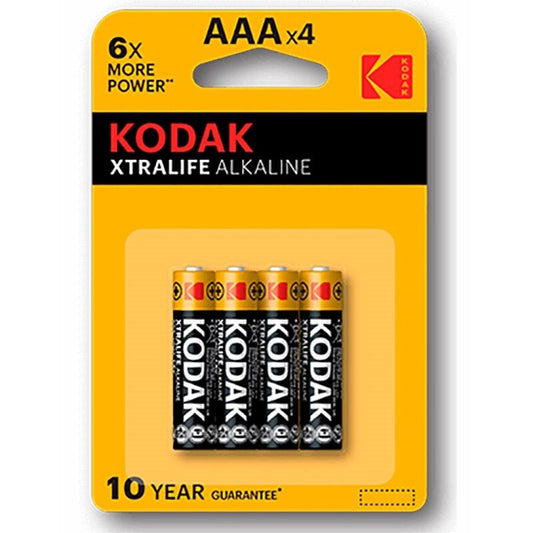 KODAK - XTRALIFE ALKALISKE BATTERIER AAA LR03 BLISTERPAKNING * 4