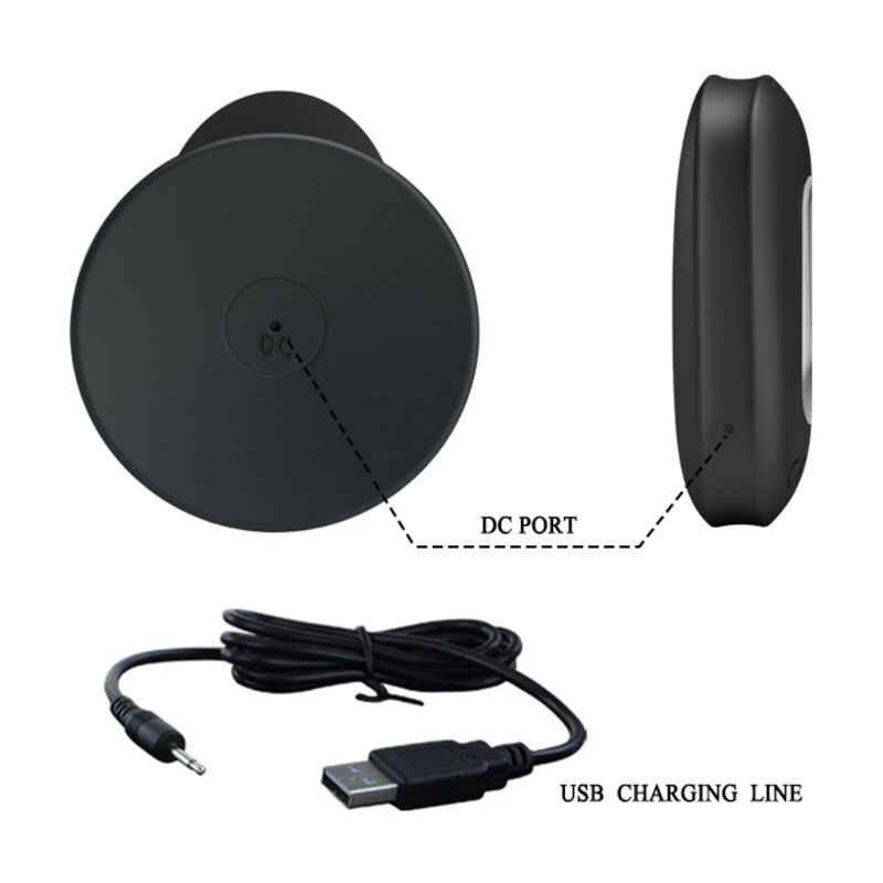 MR PLAY - ANALPLUGG MED VIBRASJON SVART FJERNKONTROLL