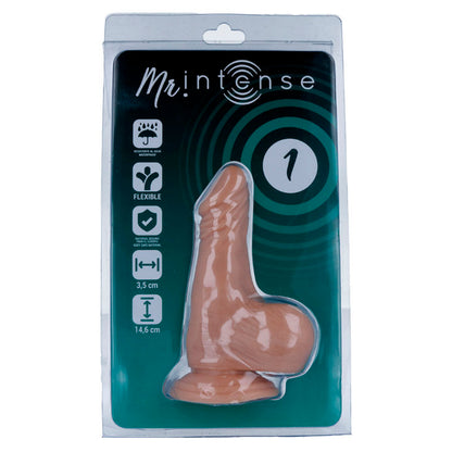 MR INTENSE - 1 REALISTISK PIKK 14,6 CM -O- 3,5 CM