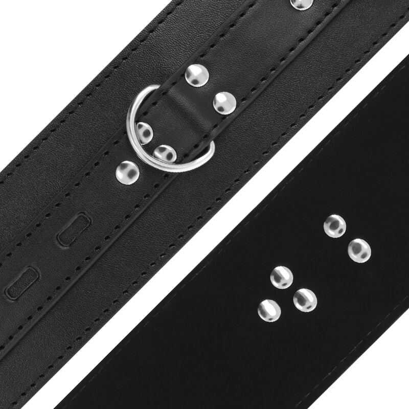 MØRKET - HÅNDJERN I SVART SKINN