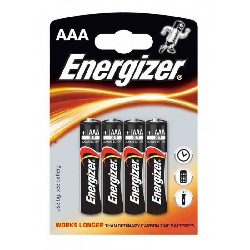 ENERGIZER - ALKALISK BATTERI AAA LR03 *4