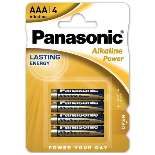 PANASONIC - BRONSEBATTERI AAA LR03 4U