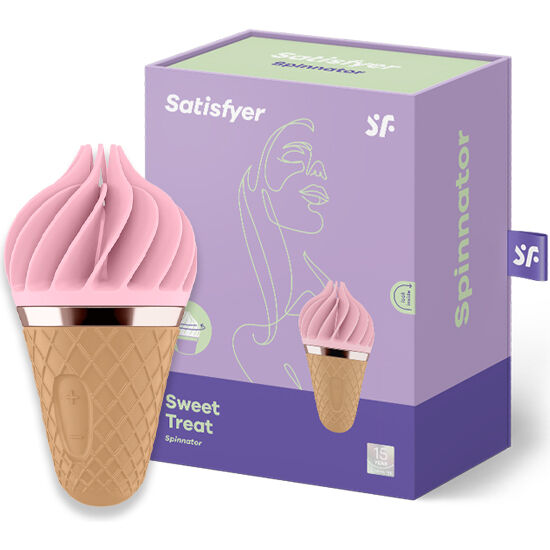 SATISFYER - SØT GODBIT SPINNATOR BRUN &amp; ROSA