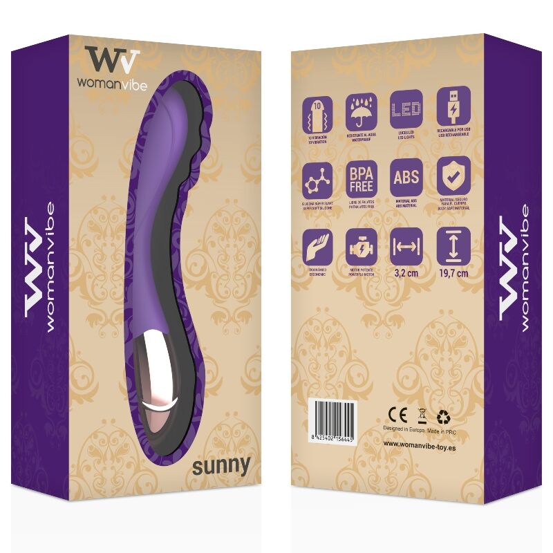 WOMANVIBE - SUNNY SILIKON OPPLADBAR VIBRATOR