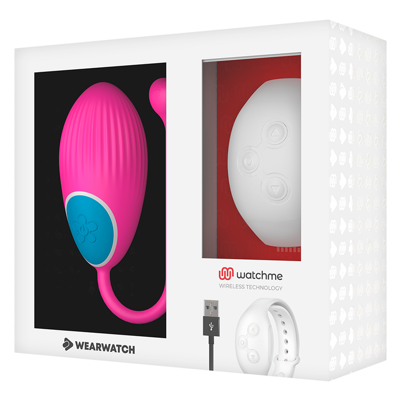 WEARWATCH - WATCHME-TEKNOLOGI FJERNKONTROLL EGG FUCHSIA / NIVEO