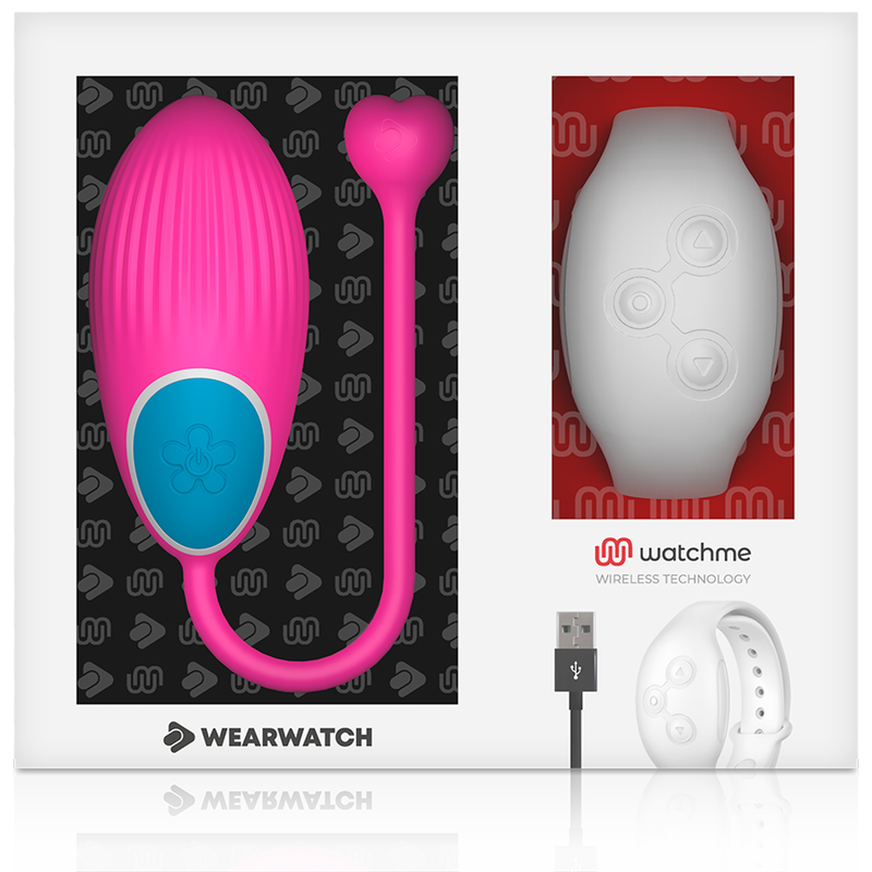 WEARWATCH - WATCHME-TEKNOLOGI FJERNKONTROLL EGG FUCHSIA / NIVEO