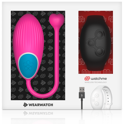 WEARWATCH - WATCHME TECHNOLOGY FJERNKONTROLL EGG FUCHSIA / JET