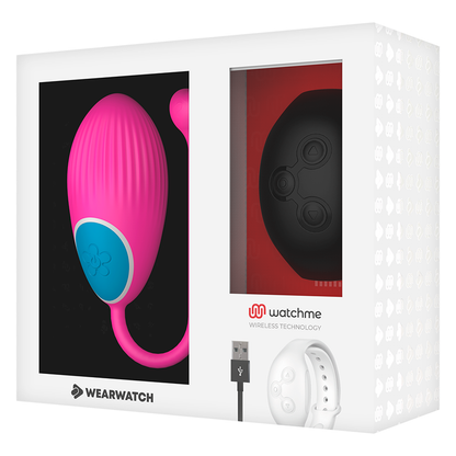 WEARWATCH - WATCHME TECHNOLOGY FJERNKONTROLL EGG FUCHSIA / JET