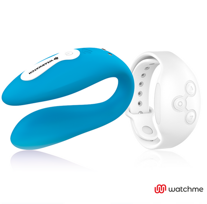 WEARWATCH - WATCHME VIBRATOR MED DOBBEL TEKNOLOGI INDIGO/SNØ