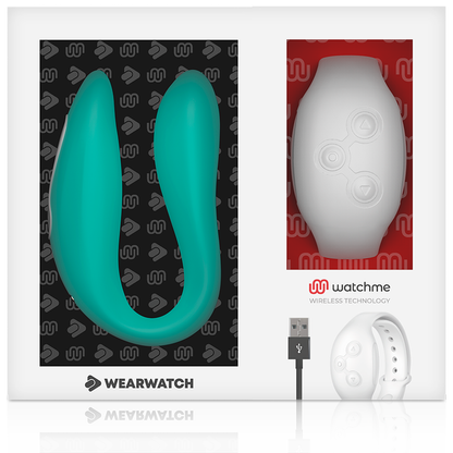 WEARWATCH - DOBBEL TEKNOLOGI WATCHME VIBRATOR SJØVANN / SNØ