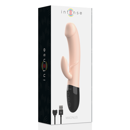INTENS - MAGNUS DUAL NATURLIG OPLADBAR VIBRATOR