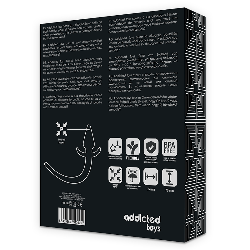 AVHENGIGHETSLEKER - VALPEPLUGG ANAL SILIKON